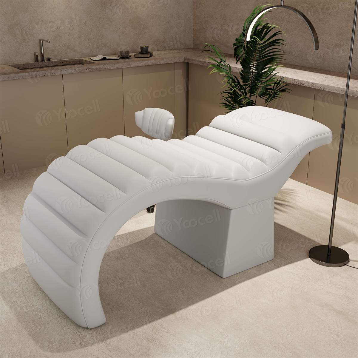 Yoocell August White Lash Bed AG1203 - Image 4