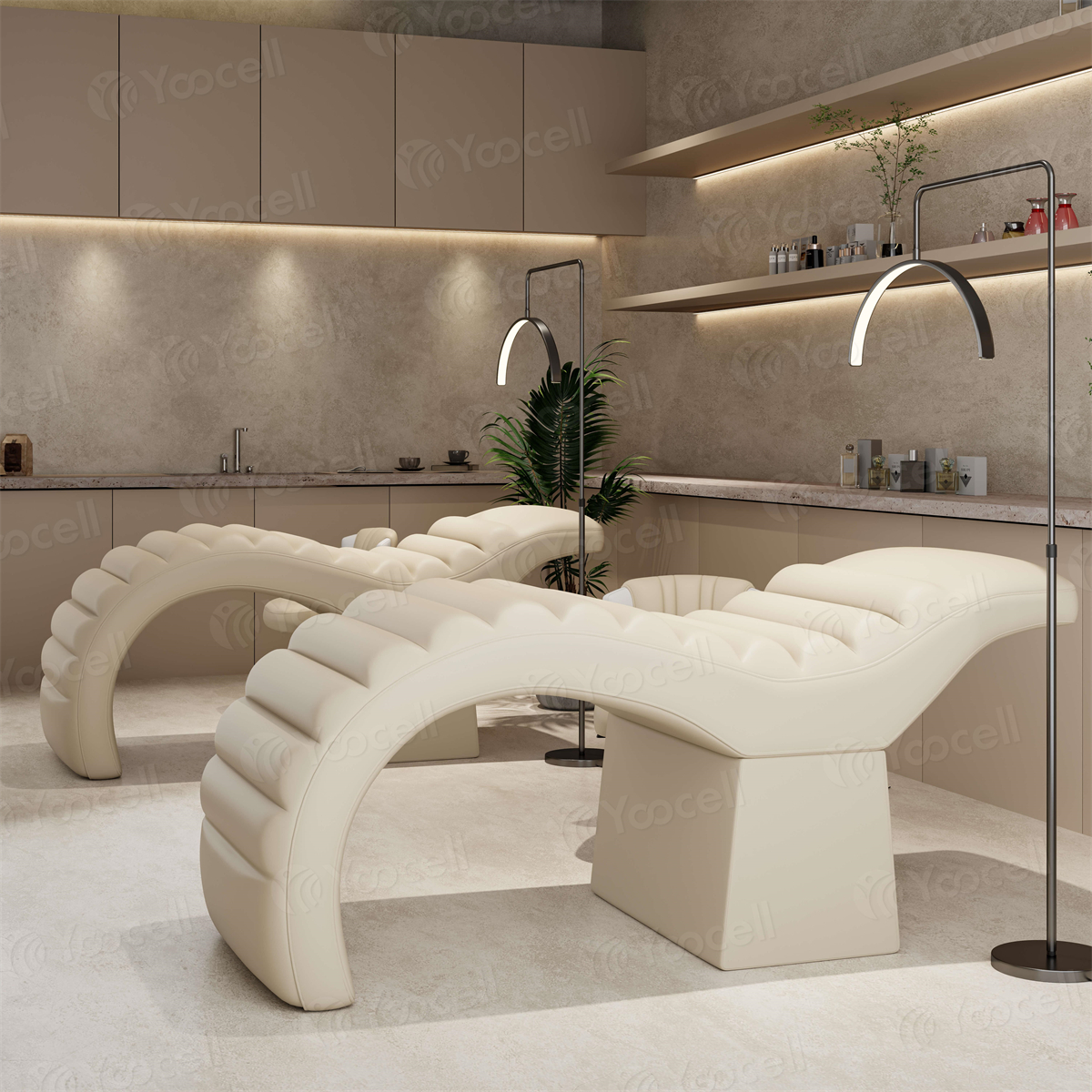 Yoocell August Beige Lash Bed AG1203 - Image 4