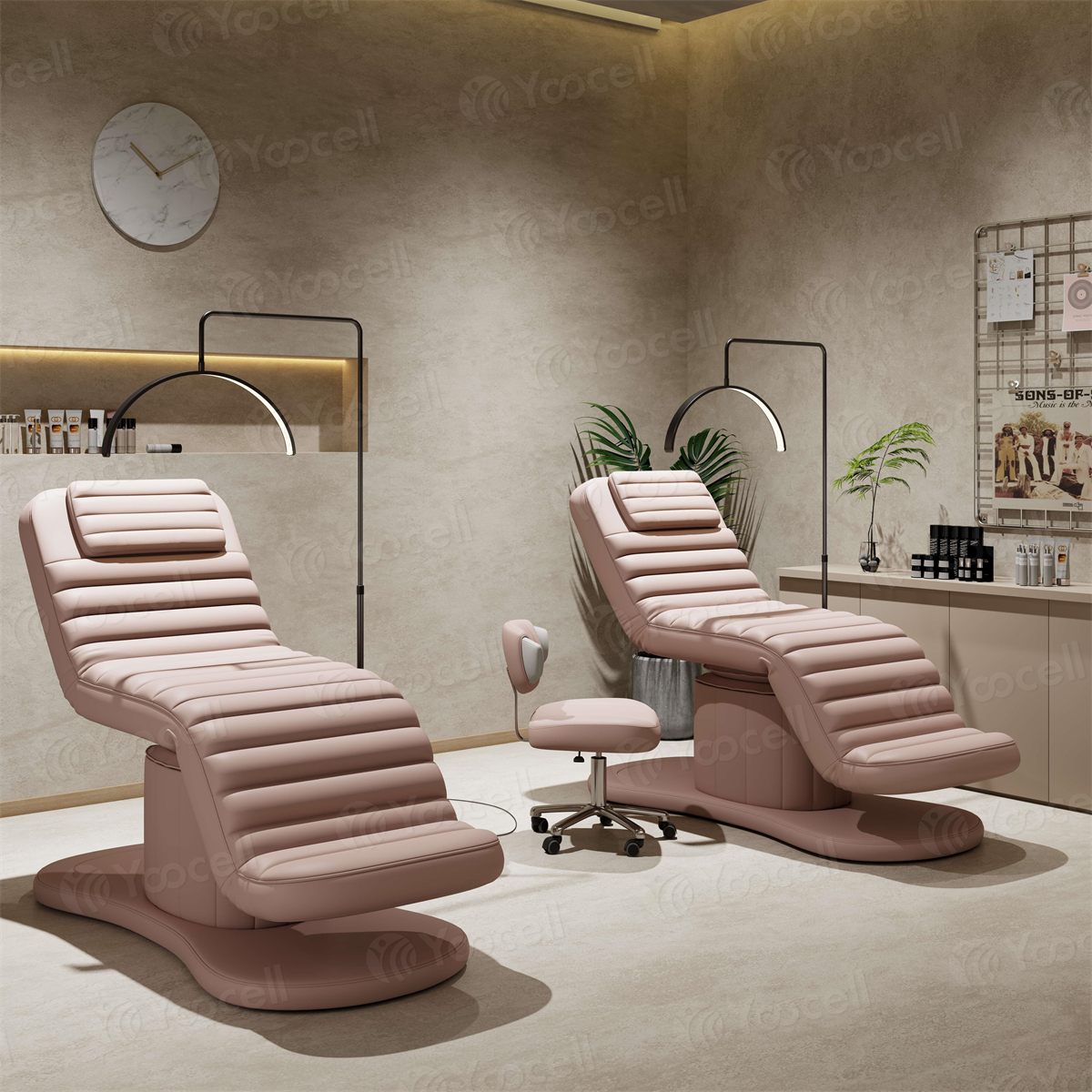 Yoocell August Pink Beauty Bed AG1206 - Image 3