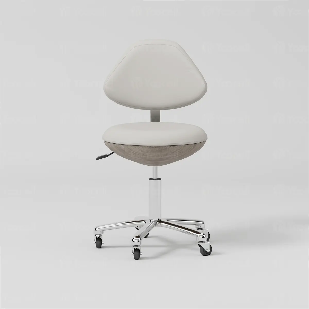 Yoocell Luna LN3013 Ergonomic Adjustable Salon Stool with Wheels - Image 4