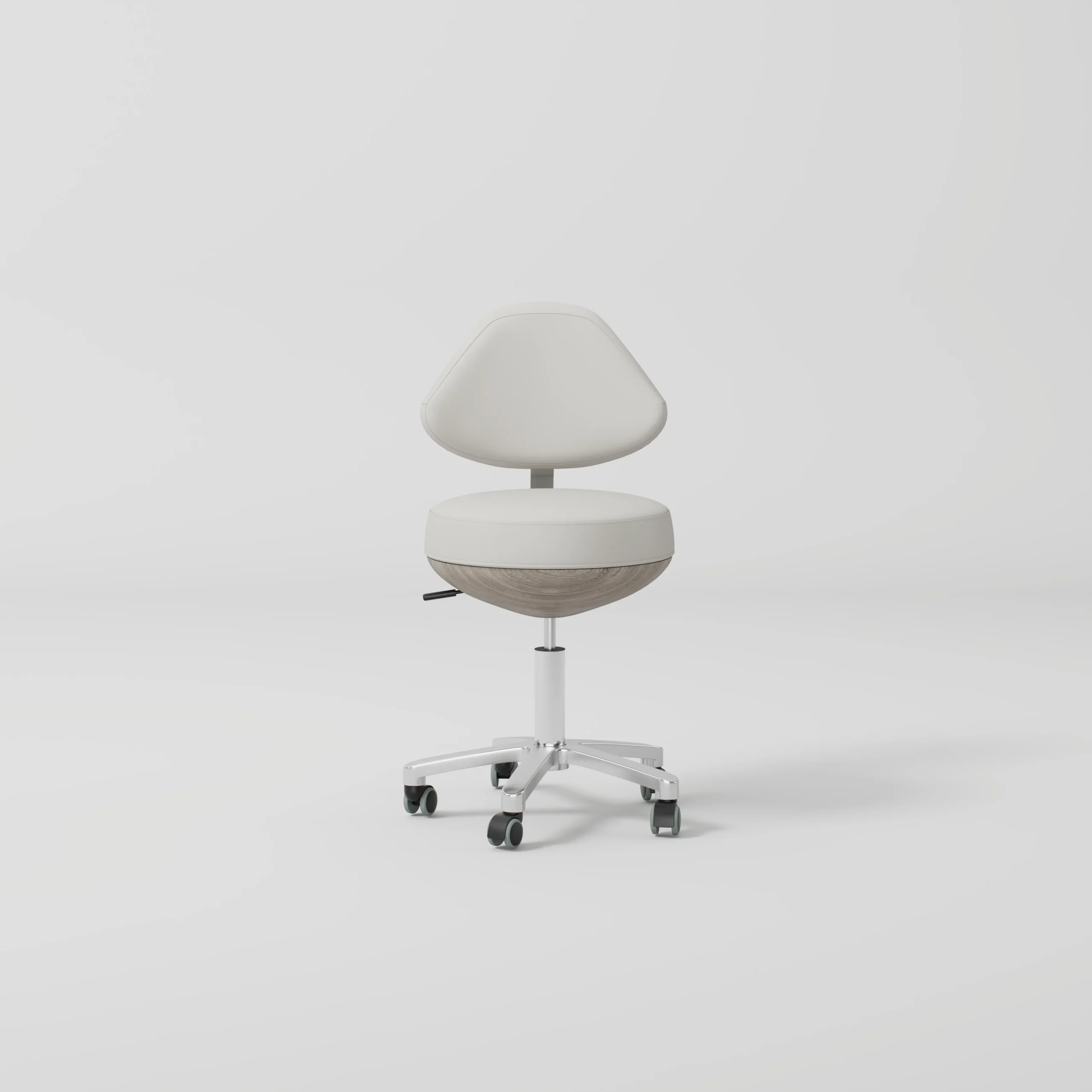 Yoocell Luna LN3013 Ergonomic Adjustable Salon Stool with Wheels - Image 3